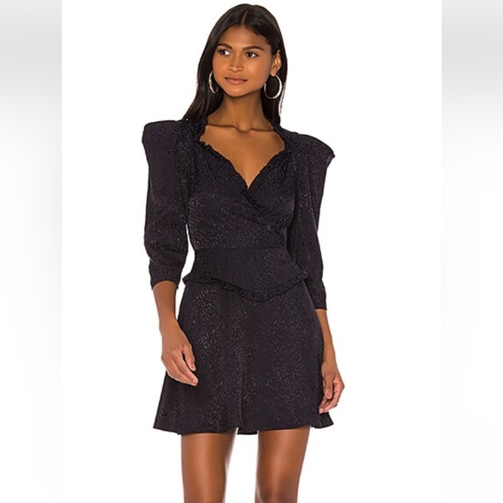 LPA Arabella Dress In Navy Mini Sz M | Revolve